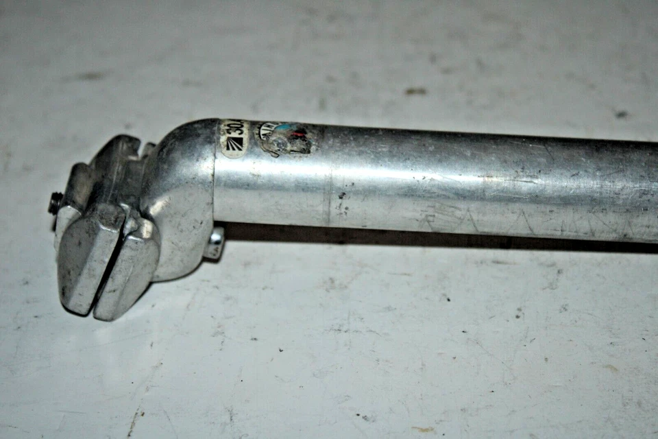 Tubo de asiento de tija de sillín Kalin 300/30,4 mm 20 mm desplazado plateado MTB touring remitente de EE. UU. Foto 2 de 4