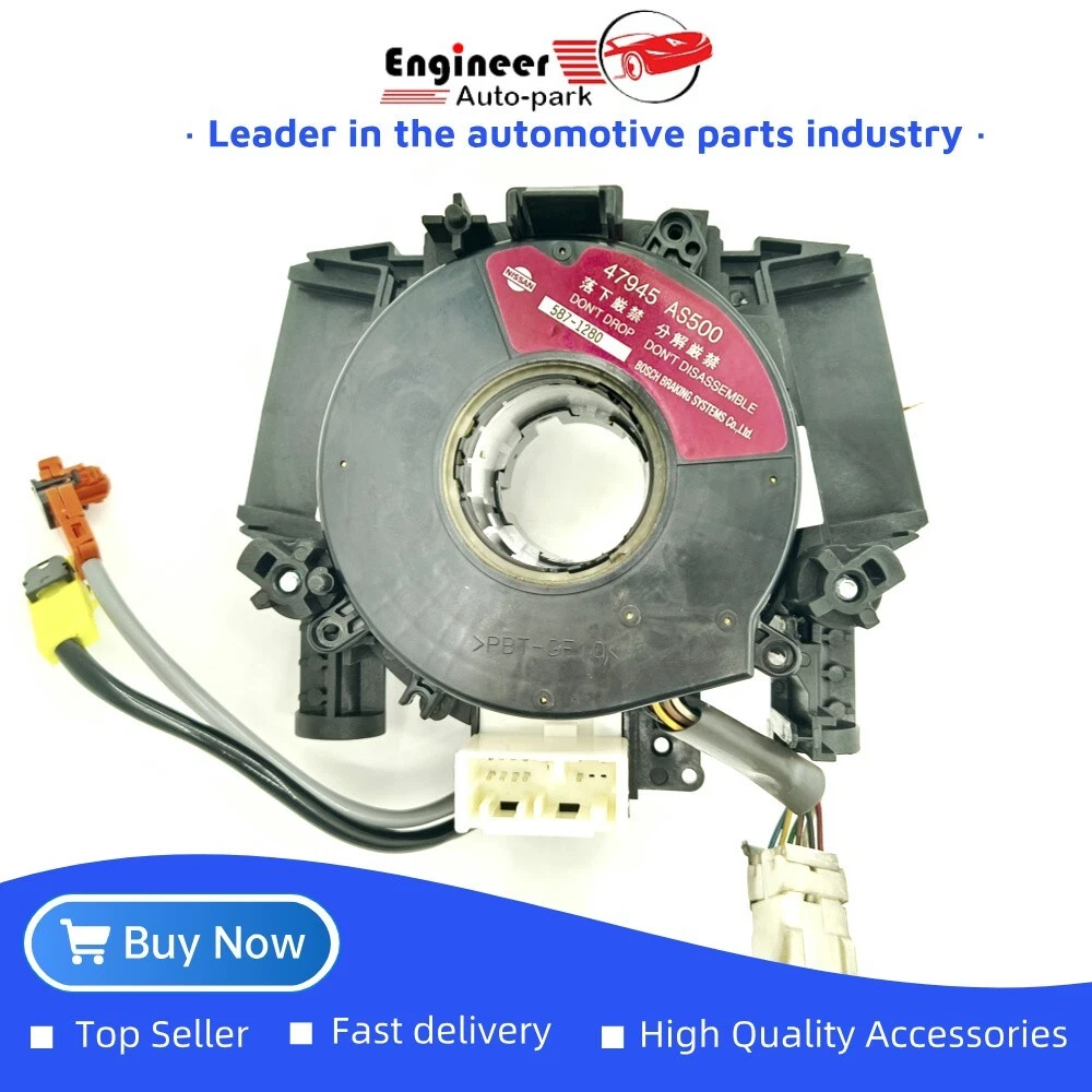 Clock spring with angle sensor assembly for Nissan 2003-2019 models