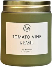 CW Studio Golden Garden Tomato - Vine & Basil Scented Candle – 6.5oz Frosted S