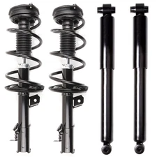 For 2012-2013 Nissan Rogue AWD Front Rear Complete Shock Strut Coil Spring 4pcs