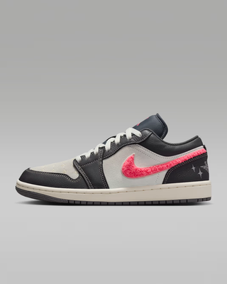 Air Jordan 1 Low Light Graphite Hot Punch Muslin Sail Women's
