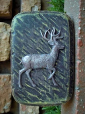 Deer brick mold plaster concrete casting paver cement mould 9" x 6" x 2" thick