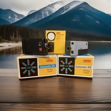 VINTAGE KODAK INSTAMATIC M4  M5 MOVIE CAMERA w/Light-Lot