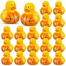 24 Pcs Rubber Ducks 2 Inch Bulk Sport Party Favors for Team Events Decoration...