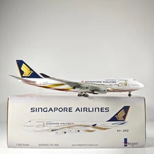 1:200 InFlight Singapore Airlines B747-400 9V-SMZ​ Airplane Diecast Plane Model
