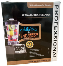 Kitchen Genie ULTIMA HI-POWER Blender 2200W 2 Litre Juice ICE CRUSHER-DARK GREY