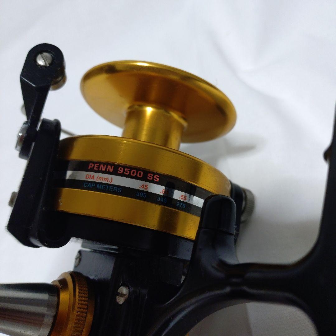 PENN 9500SS Spinning Reel Black Gold Used pre-owned condition