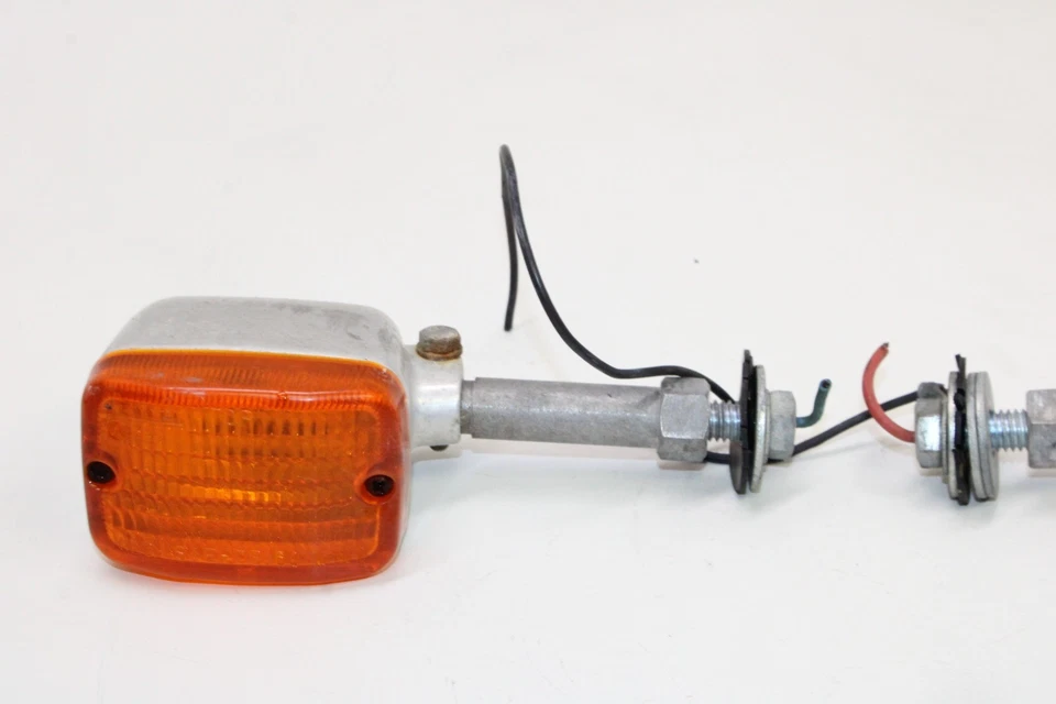 1974 BMW R90 6 OEM REAR LEFT RIGHT TURN SIGNALS LIGHT INDICATORS - Image 2 of 4