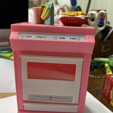 Vintage Barbie 3-in-1 Cooking Center Stove/Oven - Mattel 1992 Dollhouse Kitchen