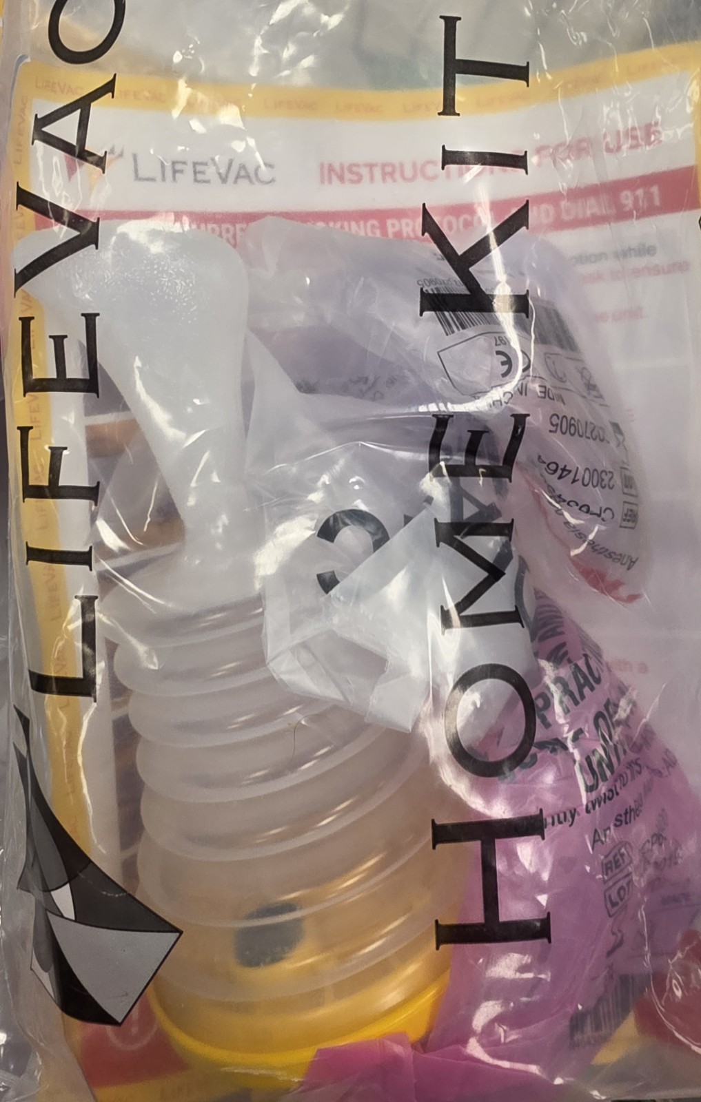 NEW LifeVac Home Kit Anti-Choking Suction Aid. No Prescription Required.