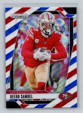 Deebo Samuel 2024 Panini Prizm #252 Red White and Blue Prizm