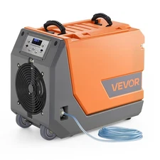 VEVOR 180 Pints Commercial Dehumidifier with Pump Auto Defrost for Crawl Space