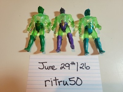 1982 Remco The Saga of Crystar Crystal Warrior 3 pack (green,purple,and blue)