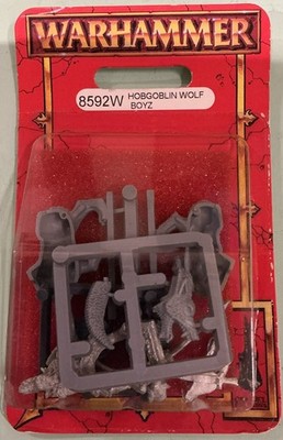 Warhammer 8592W Hobgoblin Wolf Boyz NIB OOP Metal & Plastic Variant C
