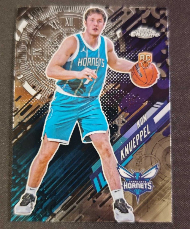 Kon Knueppel 2025-26 Topps Chrome Basketball Go Time RC #GT-19
