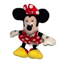 Disney Minnie Mouse Plush Red polka dot dress and bow 9   Exclusively Disney