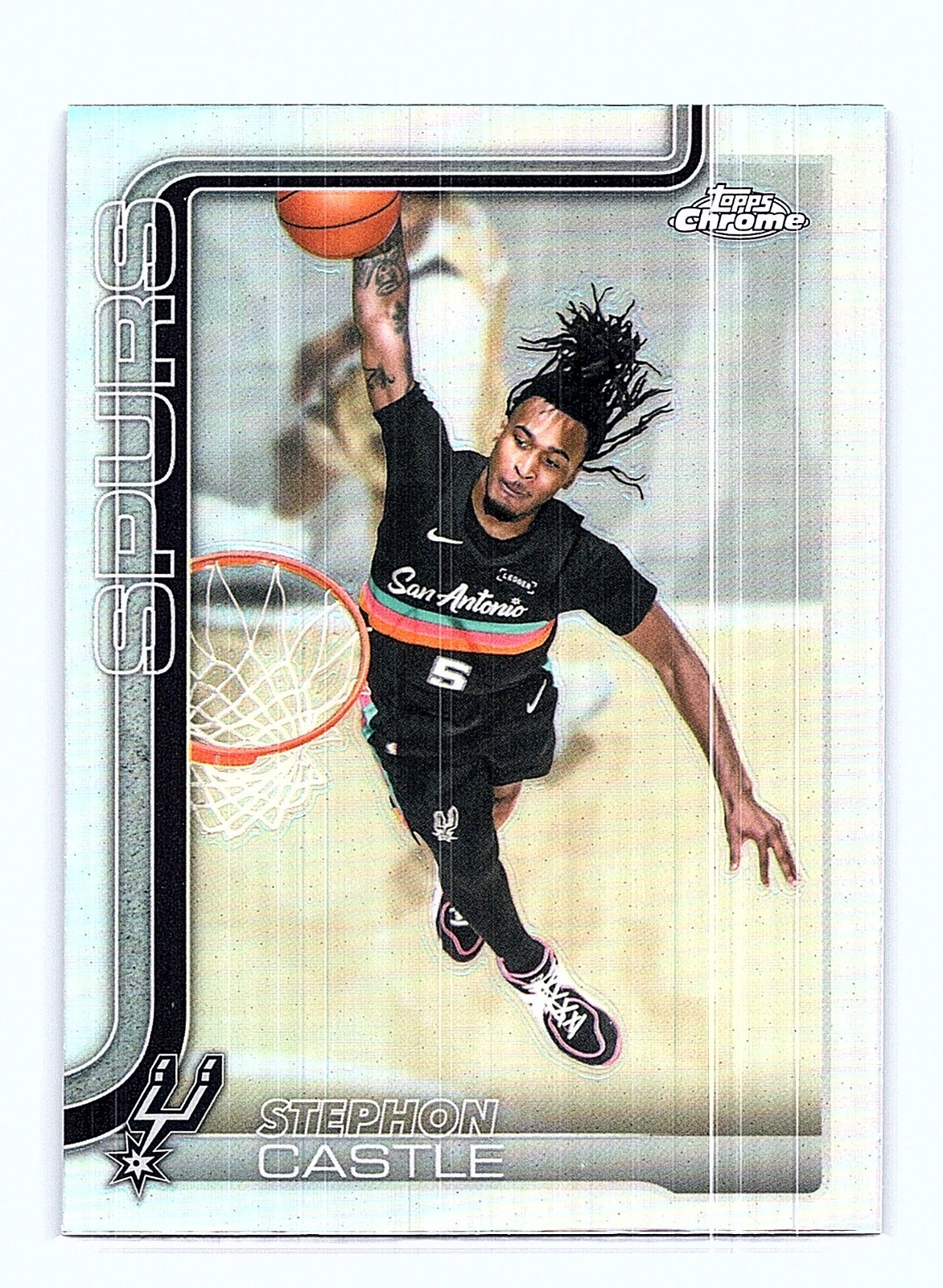 2025-26 Topps Chrome Update Stephon Castle #82 Refractor