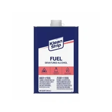 Klean Strip Denatured Alcohol Fuel 1 Qt Can Liquid Solvent Cleaner Water White