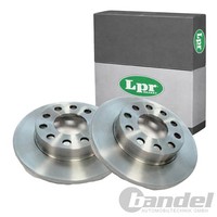 2X LPR Bremsscheiben 245Mm Voll Hinten Passend FüR Audi 80 Coupe Seat Exeo | A15