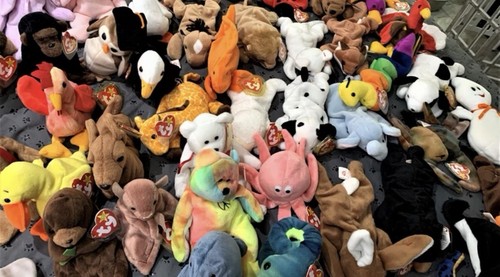 mystery boxes Classic TY Beanie Babies 5 Pieces Genuine Rare Beanie Babies TY