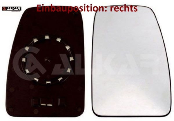 Alkar 6402905 Spiegelglas FüR AußEnspiegel Rechts-image