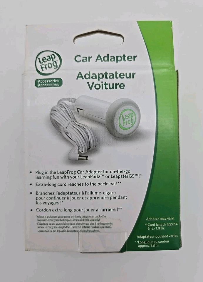Adaptador de coche Leap Frog funciona con Leap Pad/2 Leapster GS encendido continuo TheGO Foto 2 de 4