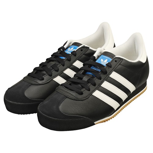 Adidas K 74 Zapatillas Hombre - Cuero y Sintético Negro Blanco - Imagen 8 de 8
