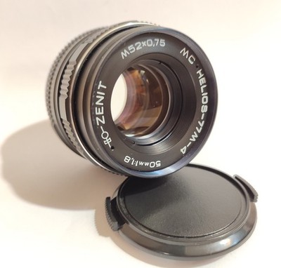 Lens MC Helios-77M-4 1.8/50mm Mount M42 USSR portrait lens Bokeh Monster #941354