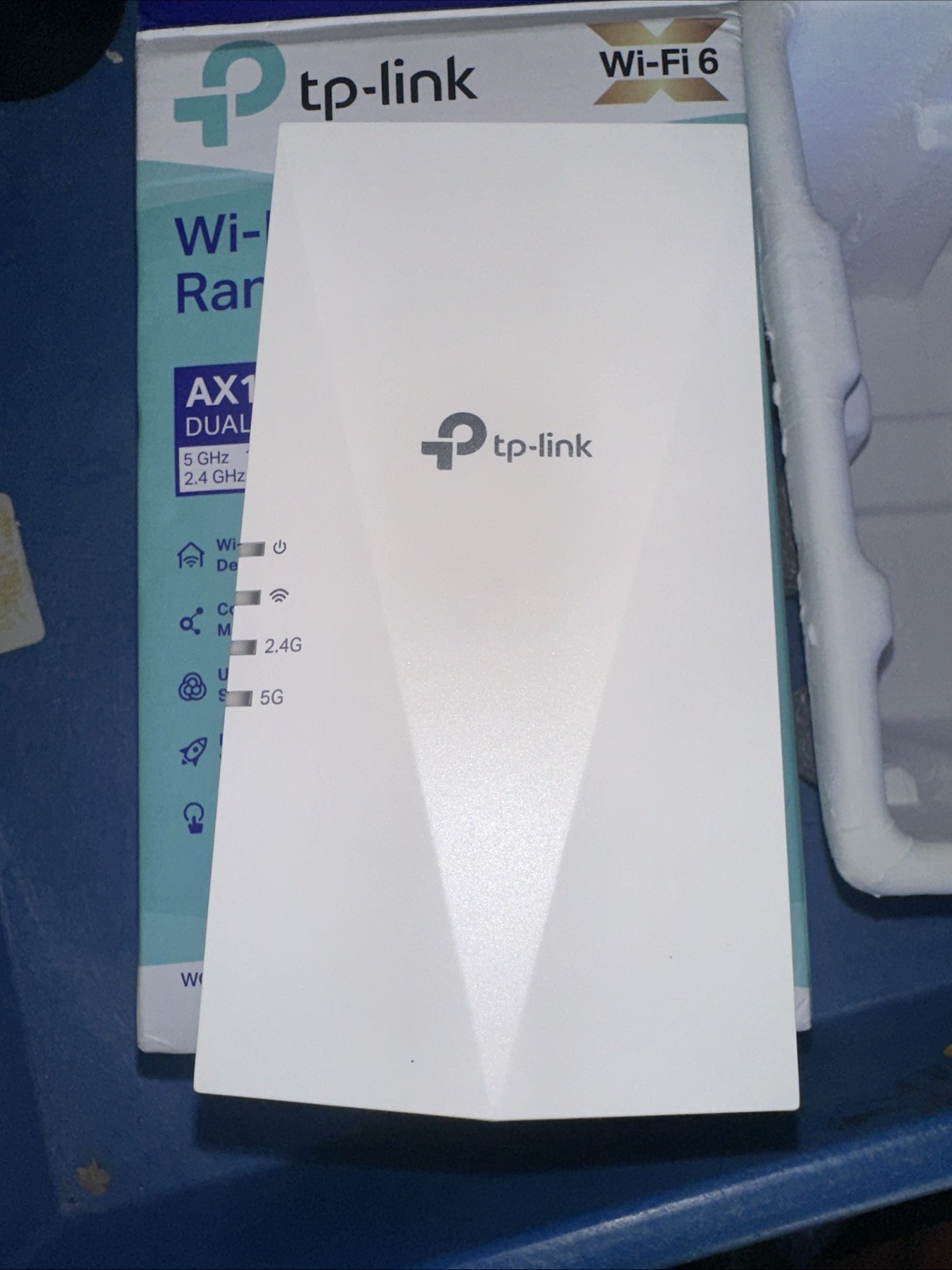 TP-Link Wi-Fi 6 Range Extender AX1500 Dual Band RE500X Fast Shipping Tested