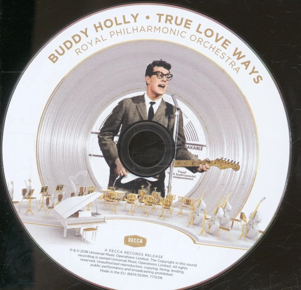 7715316 Buddy Holly With the Royal Philharmonic Orchestra True Love Ways CD - Imagen 3 de 3