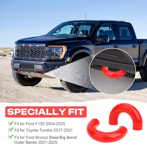 Tow Hook Cover for Ford F150 2004-2025, Hitch Cover Front Tow Hooks for Ford - Picture 3 of 8