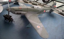 Ikarus S49 S-49-C Yugoslavia Desktop Wood Airplane New Model Large Scale 1/24