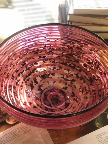 Dehanna Jones seattle studio art glass Large Centerpiece 15 Inches - Picture 7 of 10