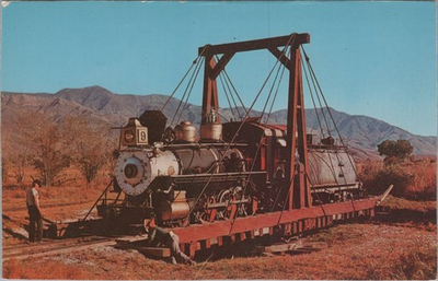 #ad #ad Slim Princess Steam Locomotive Narrow Gauge Train Postcard $6.75