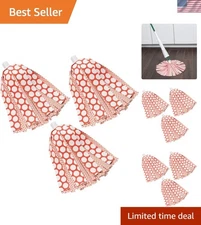 Microfiber Mop Head Replacement 3 Pack for Hardwood Tile Vinyl Multi Surface
