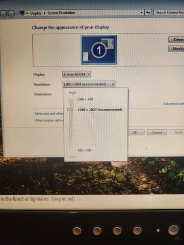 Acer AL1714b VGA LCD Monitor, Tested Working - Includes Power & VGA Cables - Picture 3 of 8
