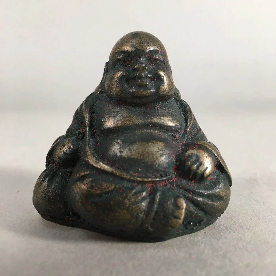 Juego de 6 estatuillas de hierro chino de colección monje budista estatua okimono de metal BD589 Foto 3 de 4