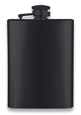 Albainox HIP FLASK Barbaric Flachmann in Schwarz Edelstahl