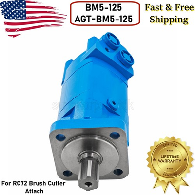 #ad New Cycloidal Hydraulic Motor 6 Spline AGT BM5 125 For RC72 Brush Cutter Attach $273.00