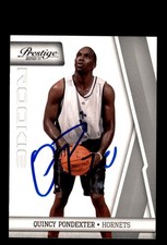 Signed Basketball Card Auto Quincy Pondexter 2010-11 Panini Prestige #235