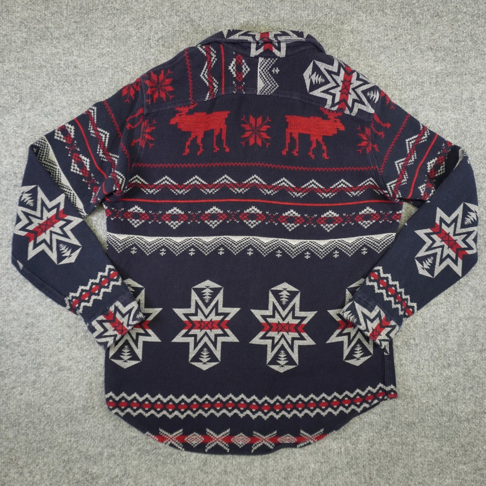 Vintage Polo Ralph Lauren Aztec Navajo Pattern Flannel Button Shirt Men's Large thumbnail 11