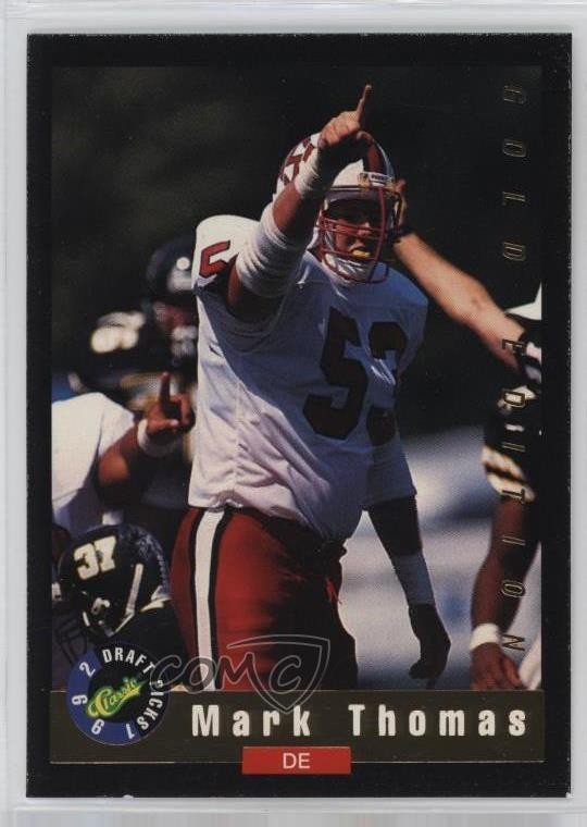 1992 Classic Draft Picks Gold Edition Mark Thomas #78 Rookie RC 0q3