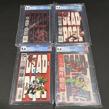 DEADPOOL THE CIRCLE CHASE  #1 2 3 4  1993 CGC 9.4 & 9.6 COMPLETE SET 1st Solo CB