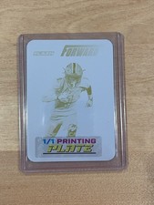 Devin Carter 2025 Leaf Eclectic Football Signature Series 1/1 Printing Plate