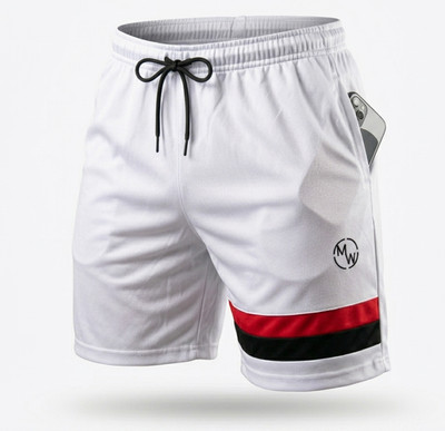 Mens Basketball Shorts Training Gym Longer Looser Fit Breathable Mesh W/ Pockets