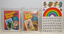 Cap'n Crunch Cereal Premiums: Rainbow Fun Stickers  Stamp Albums MIP