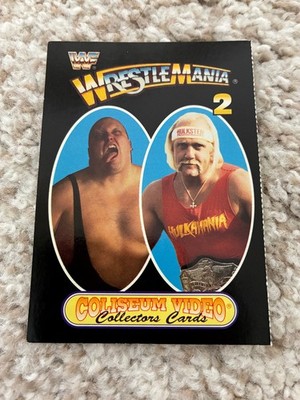 HULK HOGAN & KING KONG BUNDY ROOKIE COLISEUM 1993 WRESTLING WRESTLEMANIA CARD