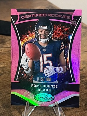 2024 Certified Rookies - Rome Odunze 15/199 JERSEY MATCH ROOKIE CARD