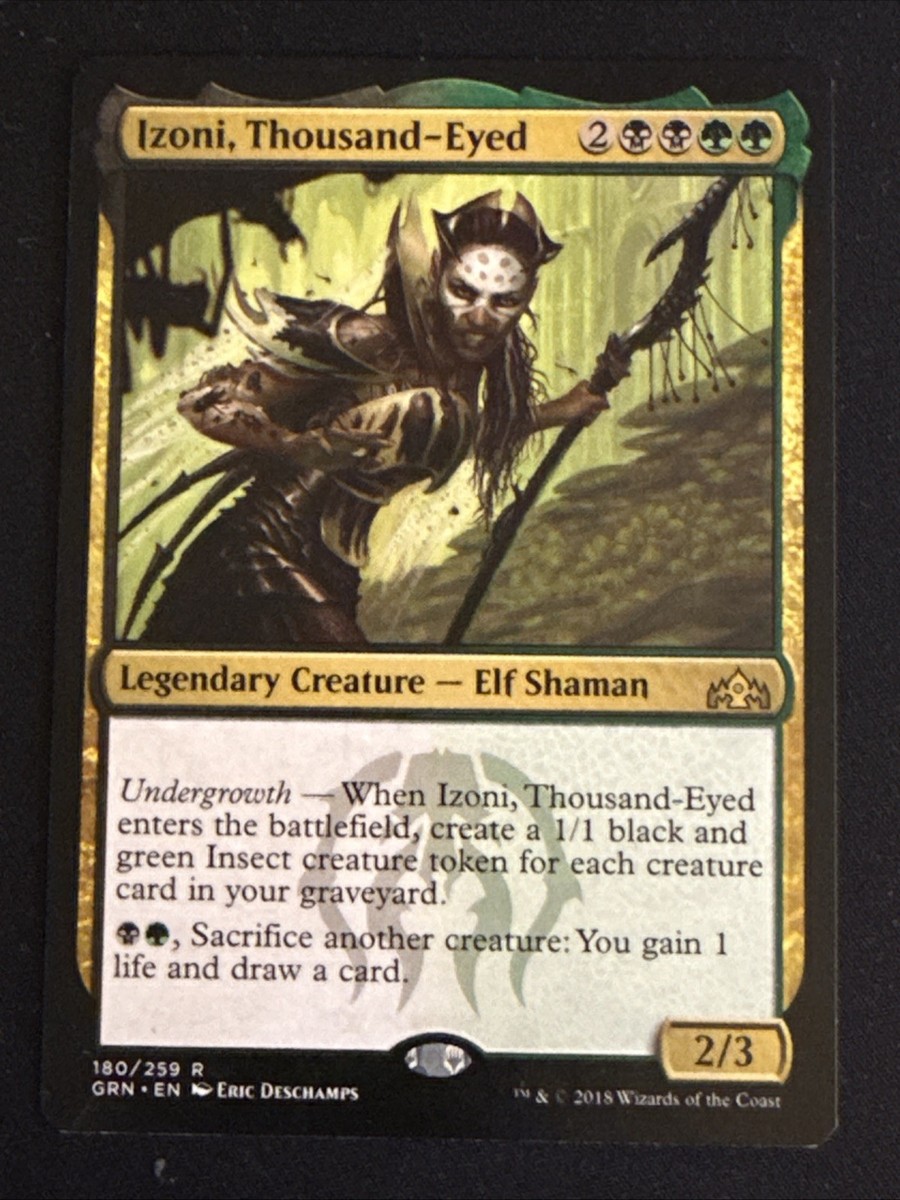 1x Izoni, Thousand-Eyed (180) Guilds of Ravnica LP MTG Magic the