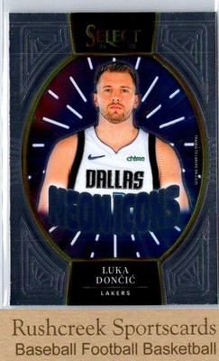 2024-25 Panini Select #15 Luka Doncic Neon Icons | eBay